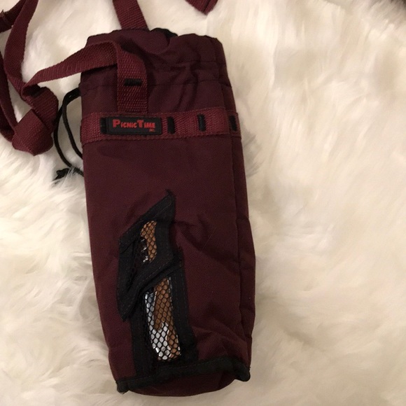 Wine bottle insulated carrier w Corkscrew - Picture 1 of 6